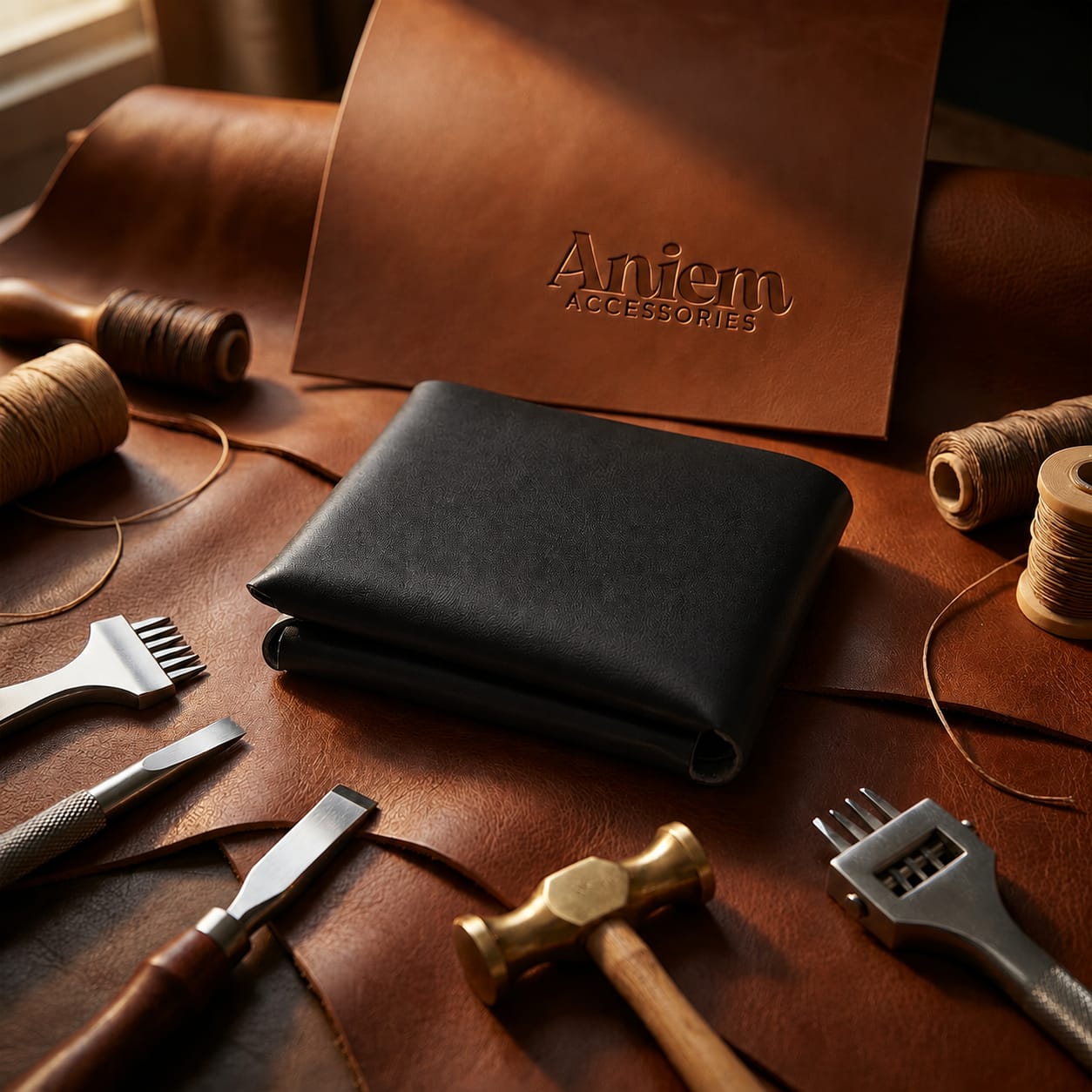 The Essential Carry™ — Stitchless Genuine Leather Wallet for Men