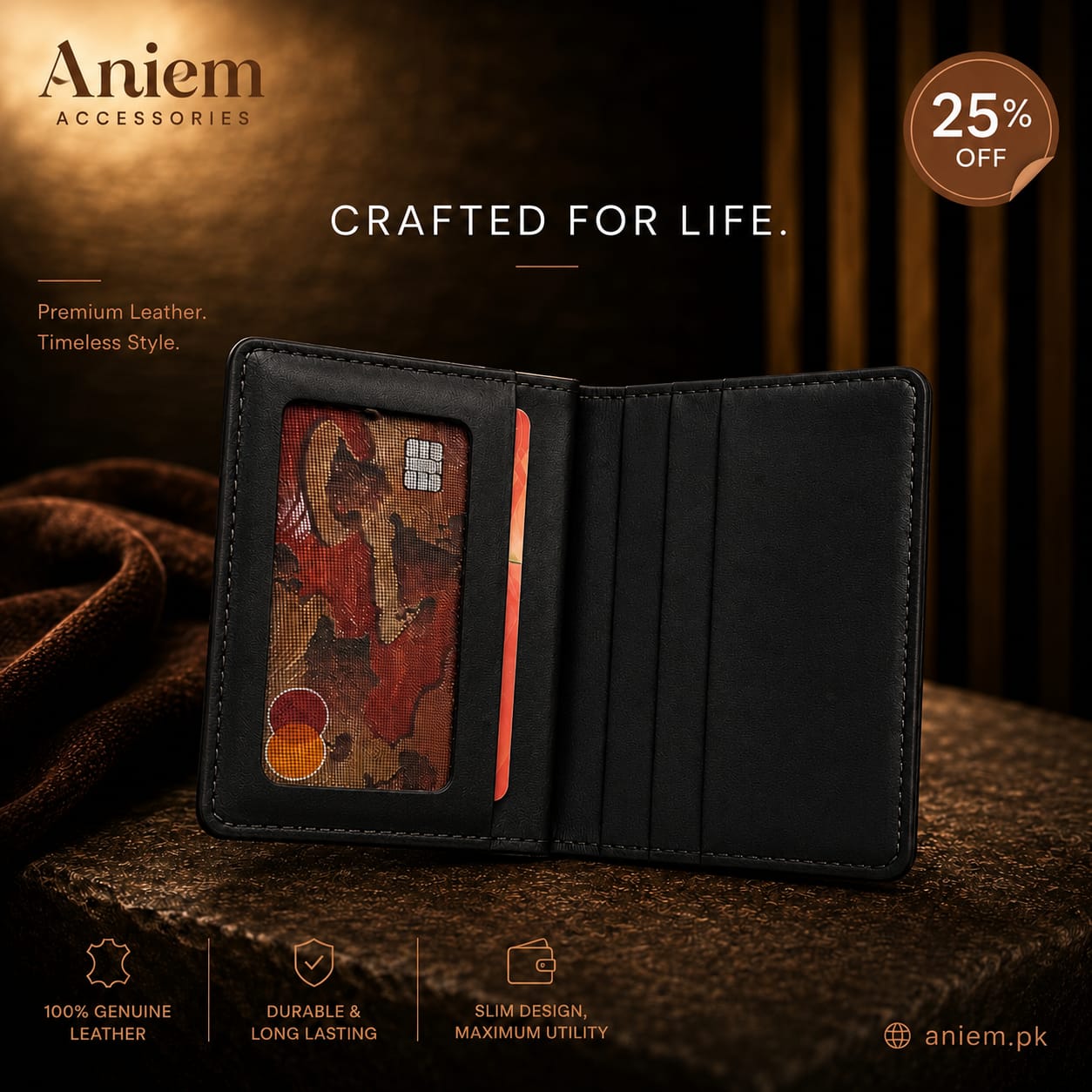 Smart Carry™ — Minimal Card Holder Wallet (Designed for Everyday Efficiency)
